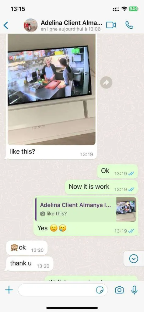 Interactie WhatsApp snelle technische ondersteuning 4